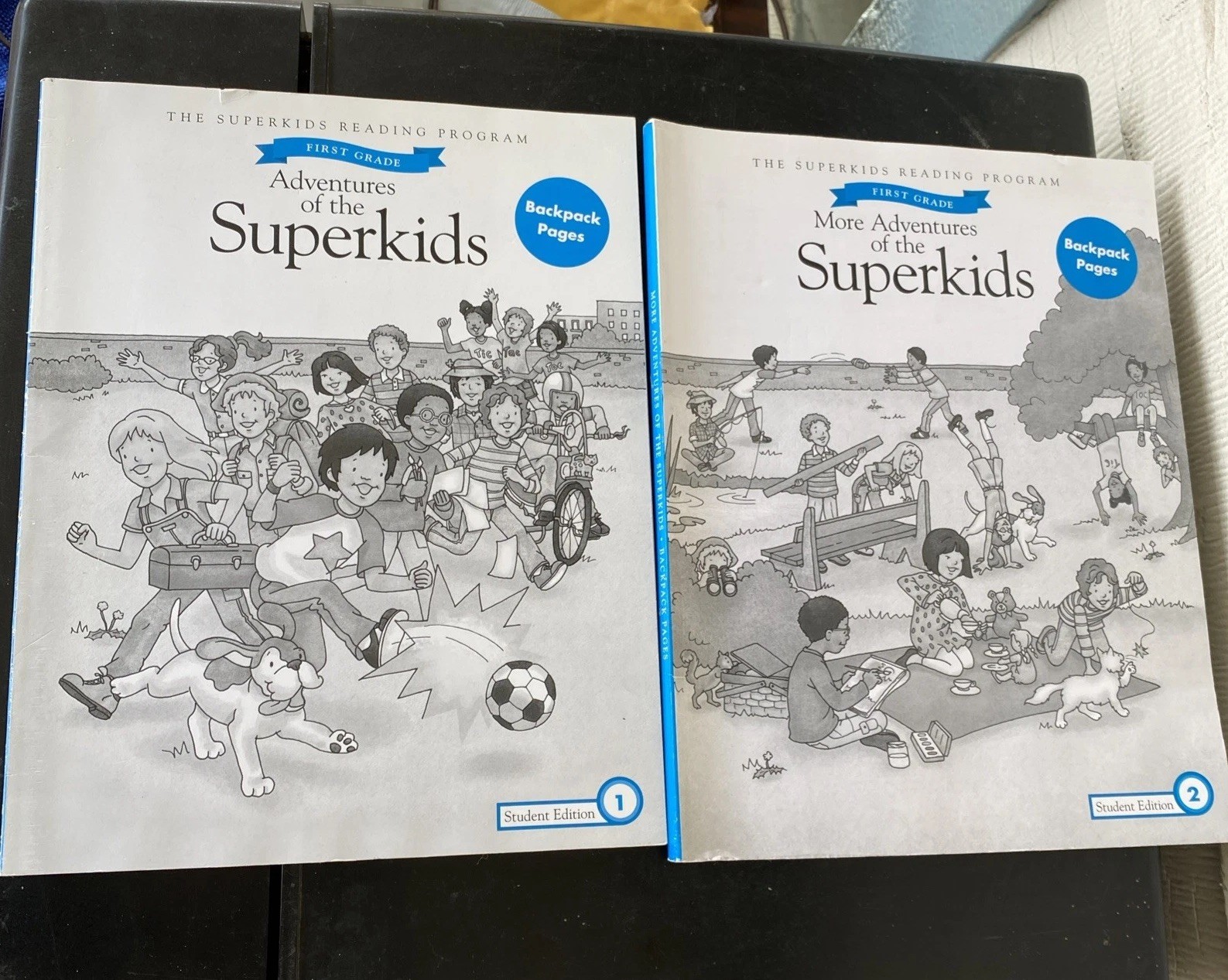 Adventures of the superkids practice/backpack pages Student edition 1&2