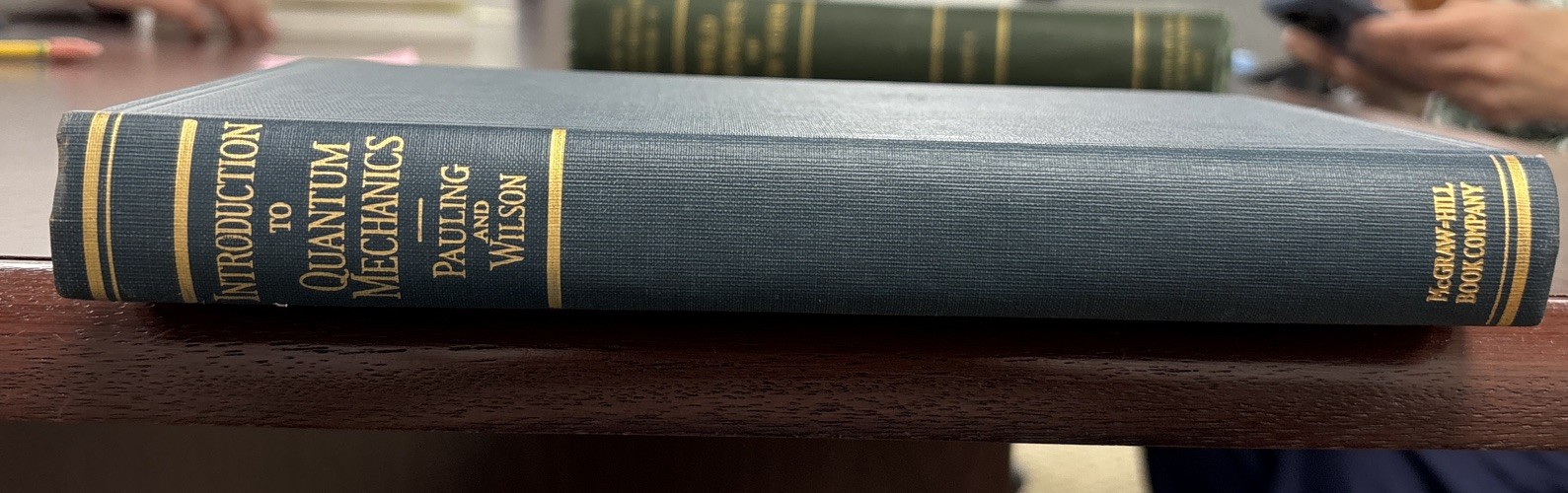 Introduction to Quantum Mechanics by Pauling / Wilson 1935 Vintage HC (11119RK)