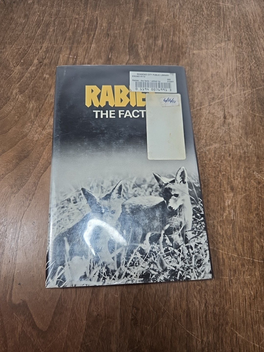 RABIES: THE FACTS, By Colin Kaplan – Hardcover Ex-library Book 1977