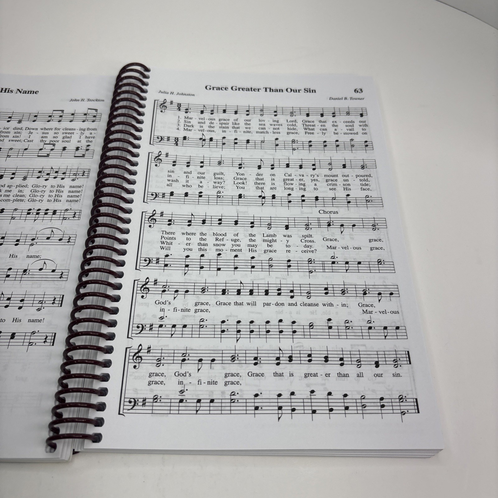Abeka A Beka Book SING HIS PRAISE Hymns & Choruses Spiral Round Notes