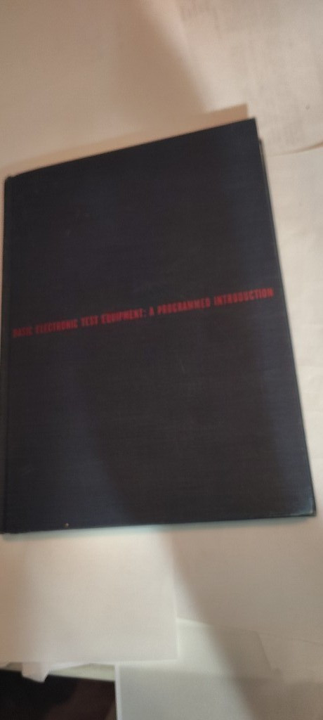 Modern Electronic Test Equipment a programmed introduction book donald schuster