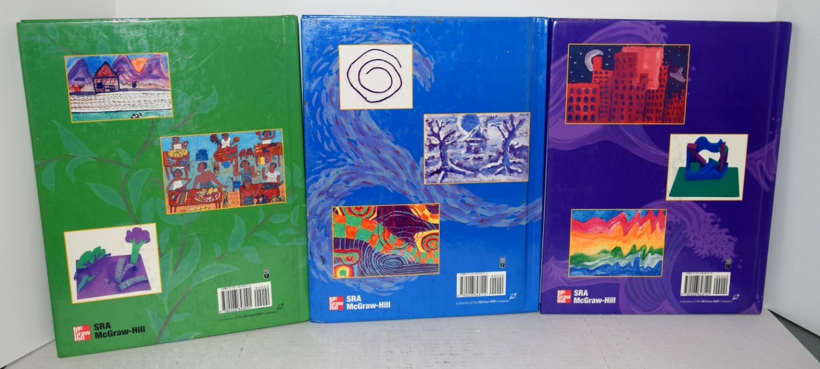 Lot of 3 SRA Art Connections Level 3-5 Florida Edition FREE SHIPPING !!!