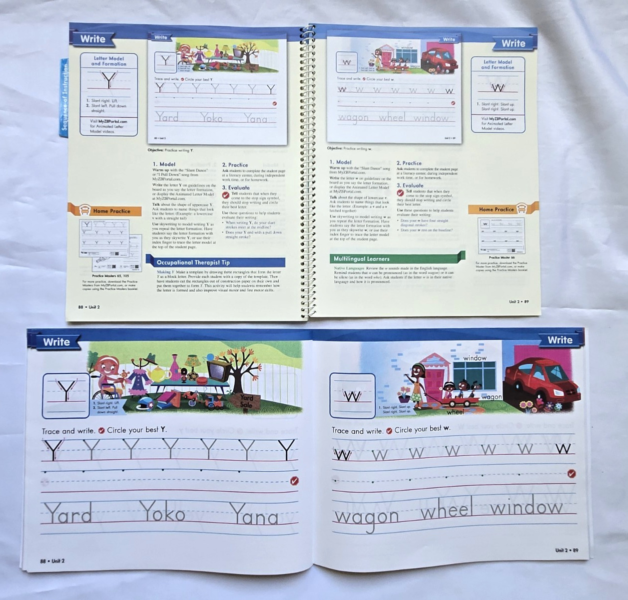 Zaner-Bloser Handwriting Kindergarten Teacher Edition & Student Workbook 2020