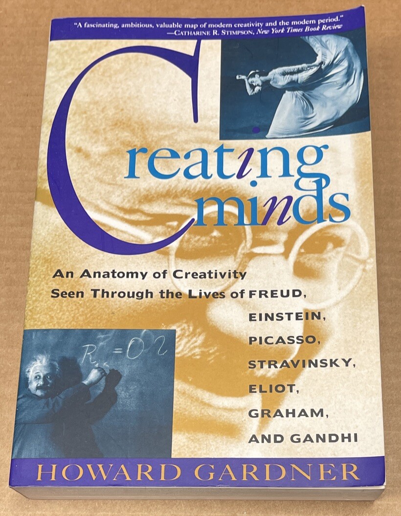 Creating Minds By Howard Gardner (1993, PAPERBACK, VERY GOOD)