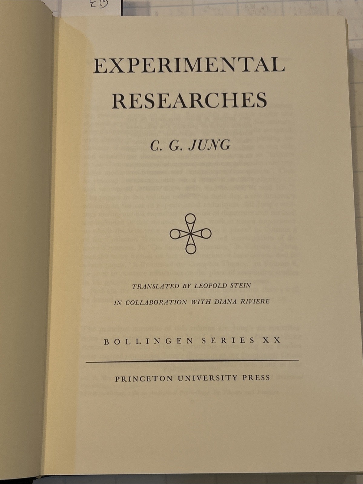 Collected Works of C. G. Jung, Volume 2: Experimental Researches – 1973