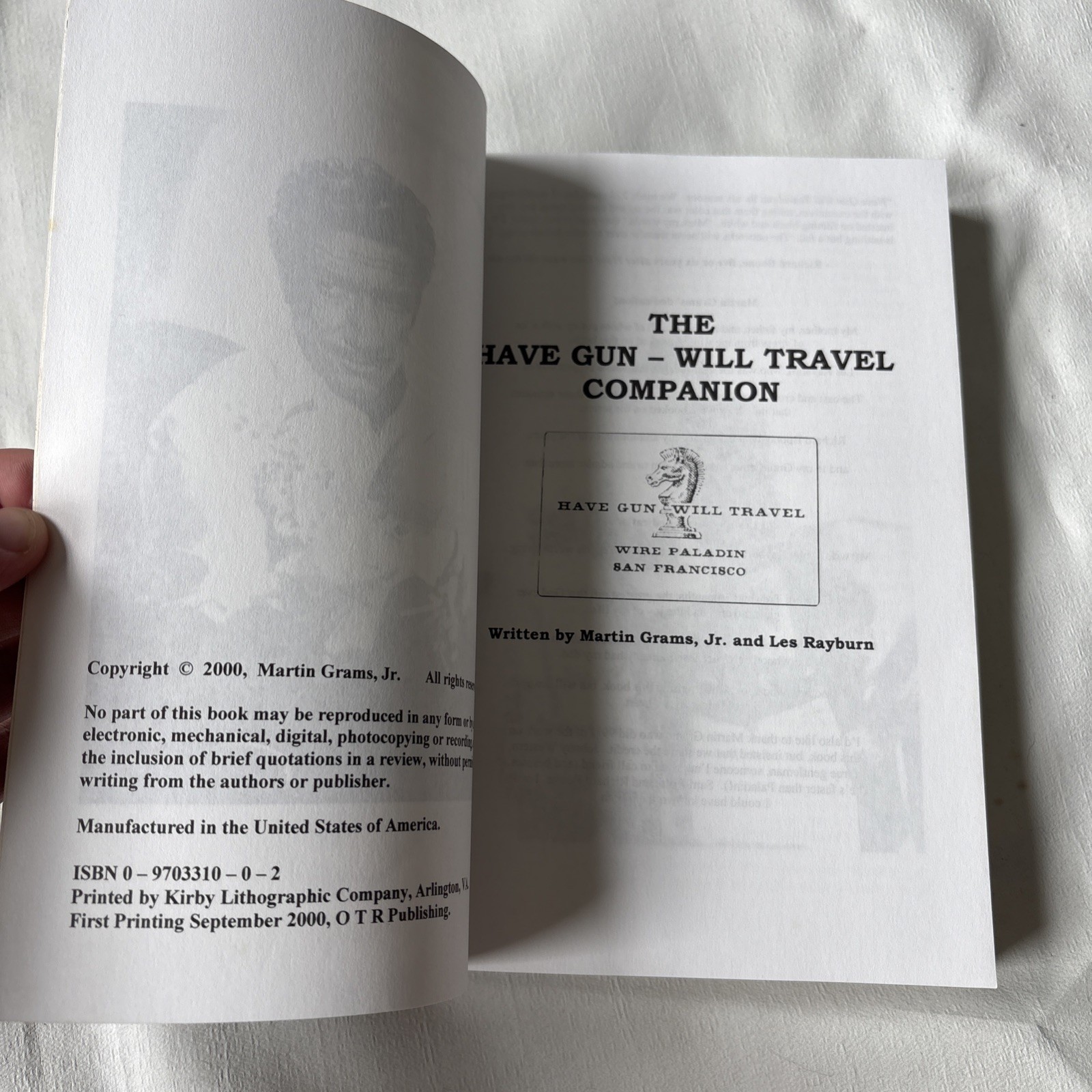 Have Gun – Will Travel Companion by Martin Grams Jr. and Les Rayburn