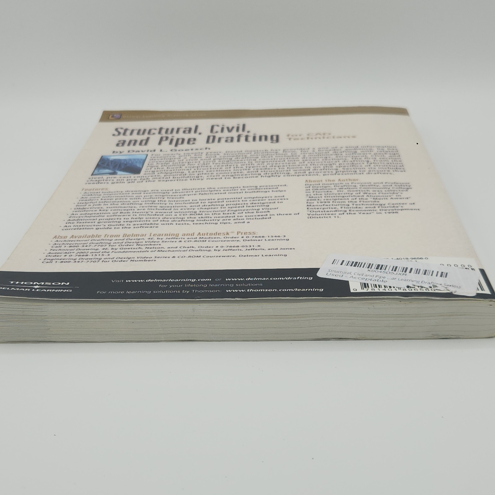 Structural Civil And Pipe Drafting by David Goetsch w/ CD