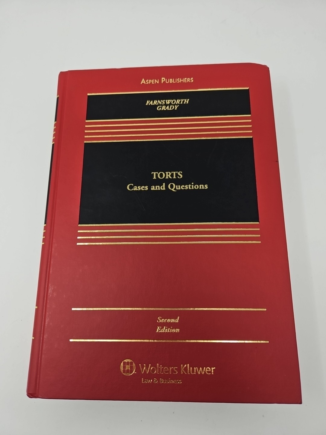 Torts – Cases and Questions 2nd Edition; Farnsworth, Grady