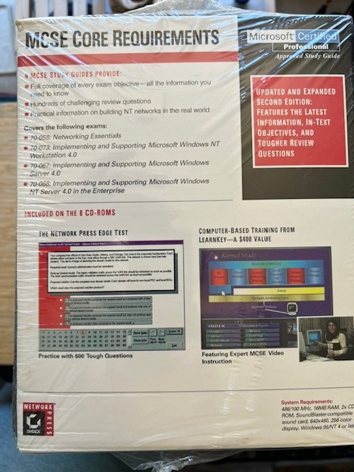 MCSE Core Requirements 2nd Edition, Legacy NEW, 4 Texts, 8 CDs