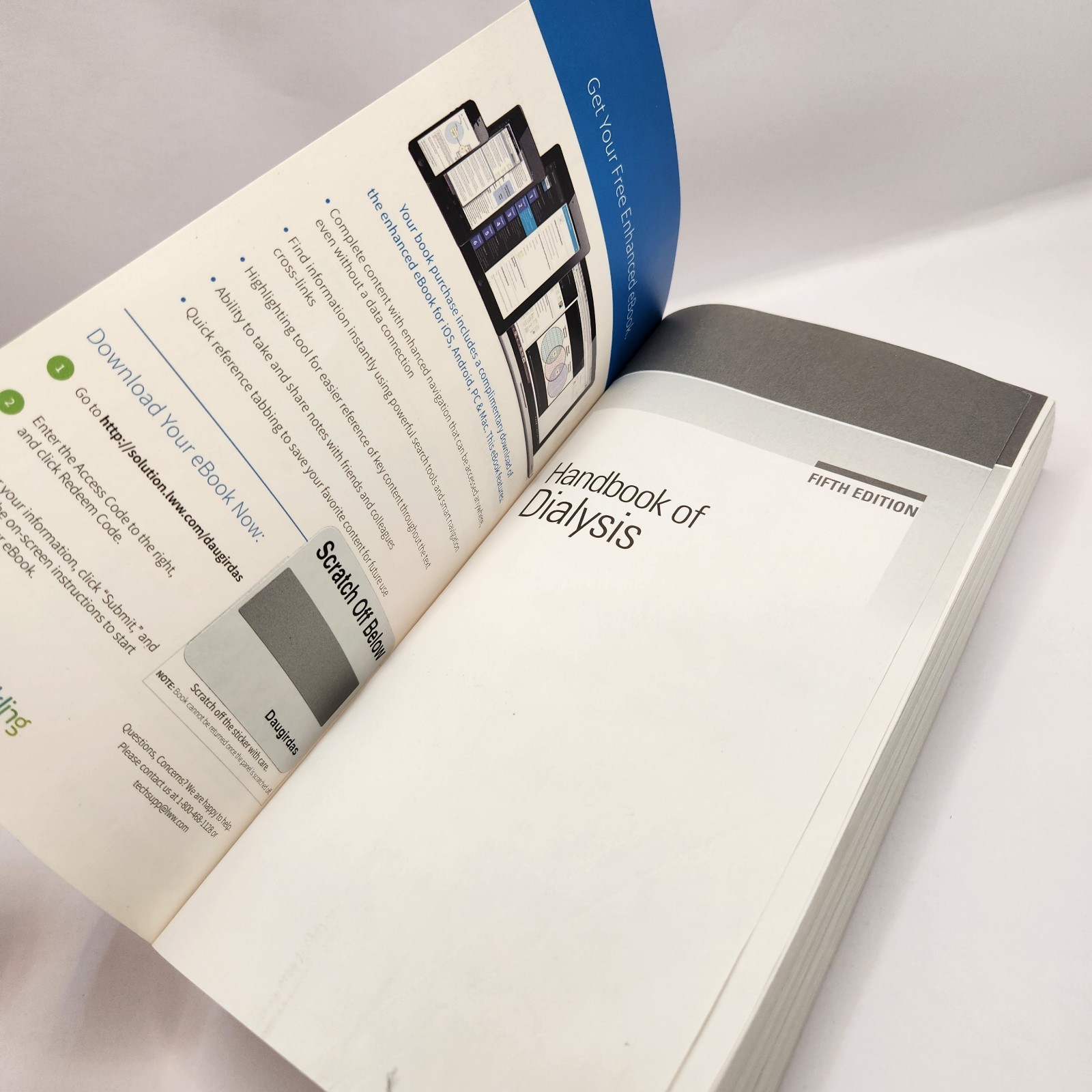 Handbook of Dialysis by John Daugirdas Book Fifth Edition Wolters Kluwer