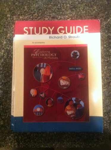 Exploring Psychology, Seventh – Paperback, by Myers David G. – Very Good