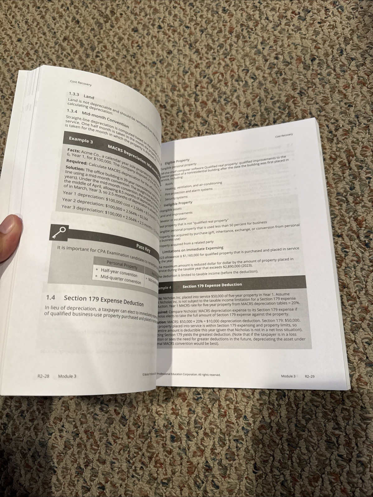 Becker Professional Education CPA Exam Review – V 1.0 REG Textbook by Becker