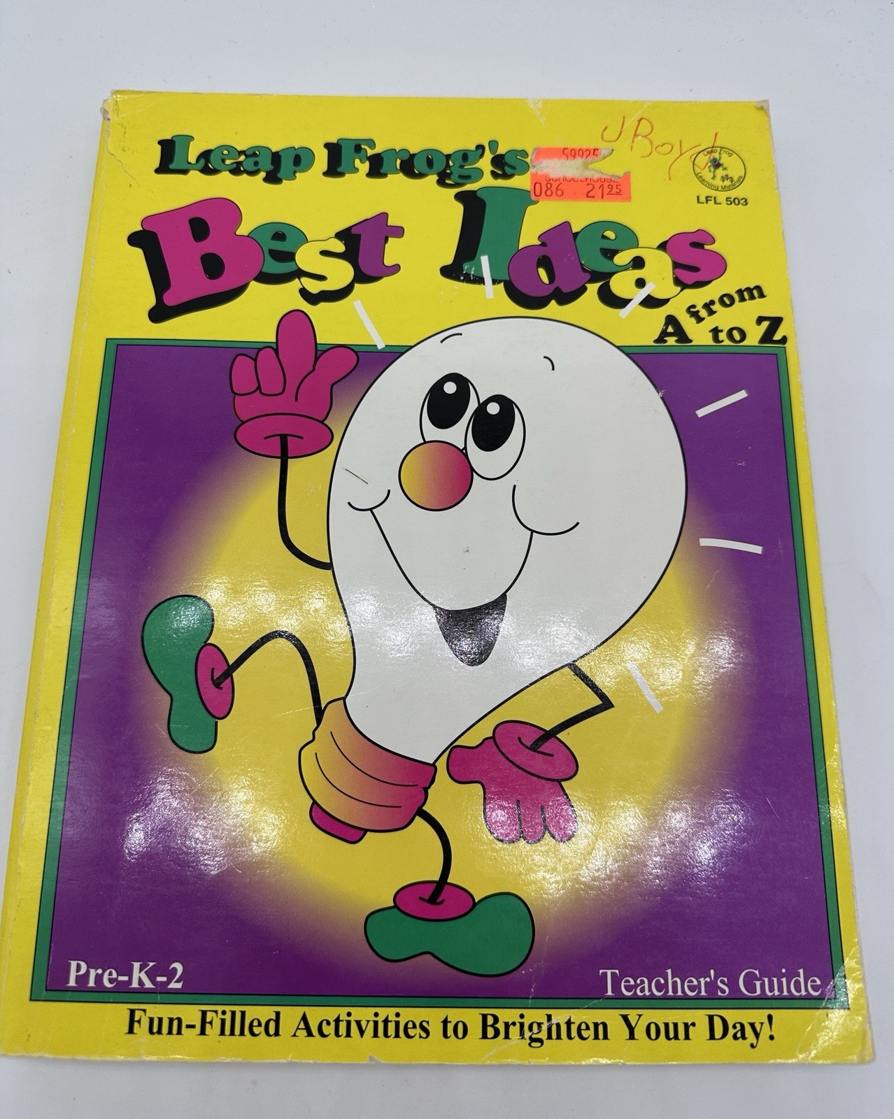 Frog Street Press Best Ideas From A to Z Book Teacher Resource Reproducible Book