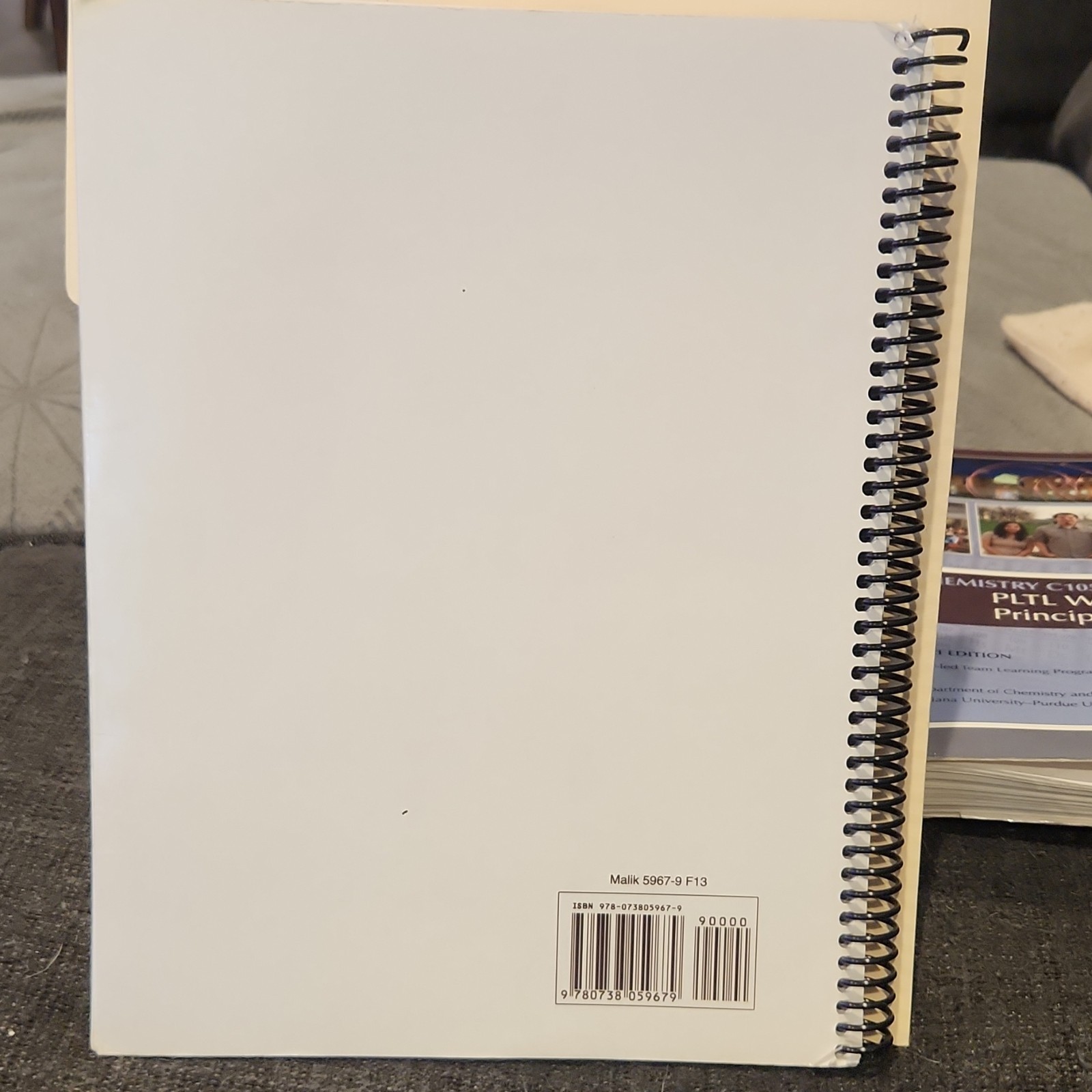 Hayden-McNeil Chemistry C125 Twelfth Edition Laboratory Manual 2014 Ring Bound