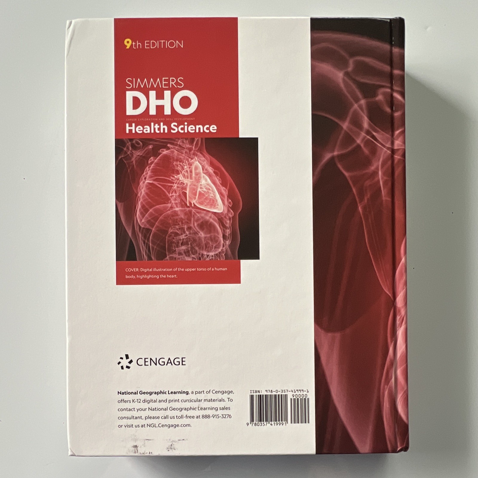 Simmers DHO Health Science 9th Edition Hardcover Textbook ISBN 9780357419991