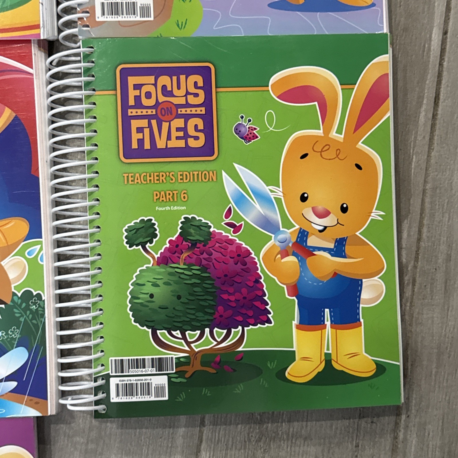 BJU Press K5 Focus On Fives, Teacher’Ed Parts 1-6, 4th Edition Phonics Practice
