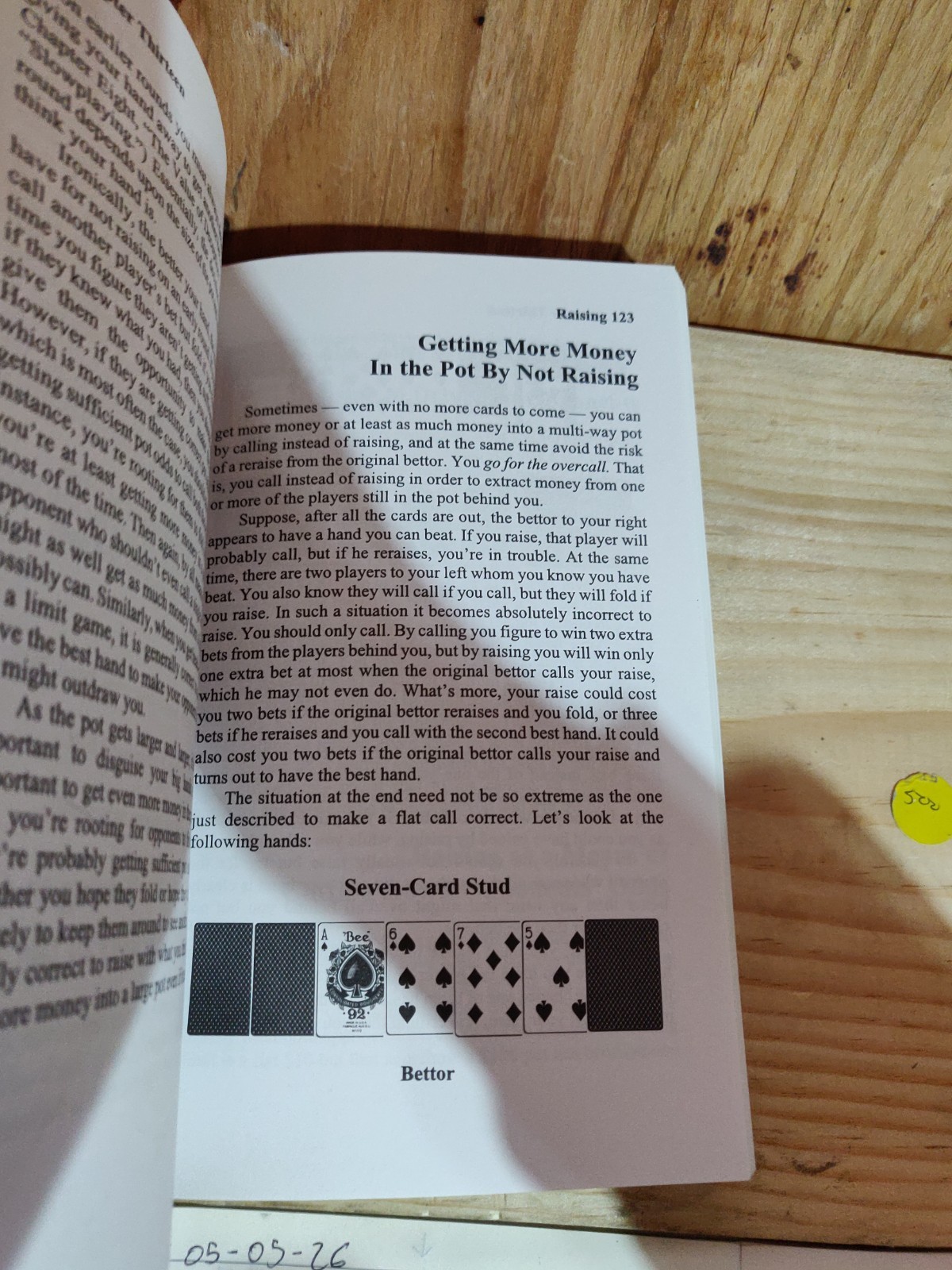 The Theory of Poker by Sklansky, David