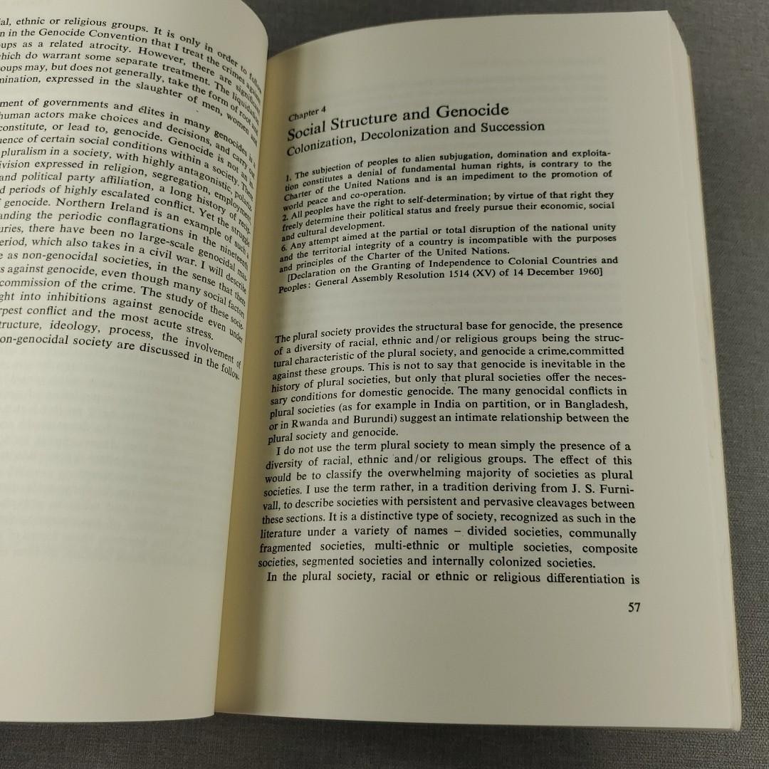 Genocide ~ Political Use by Leo Kuper 1981 Trade Paperback Book Yale Univ Press