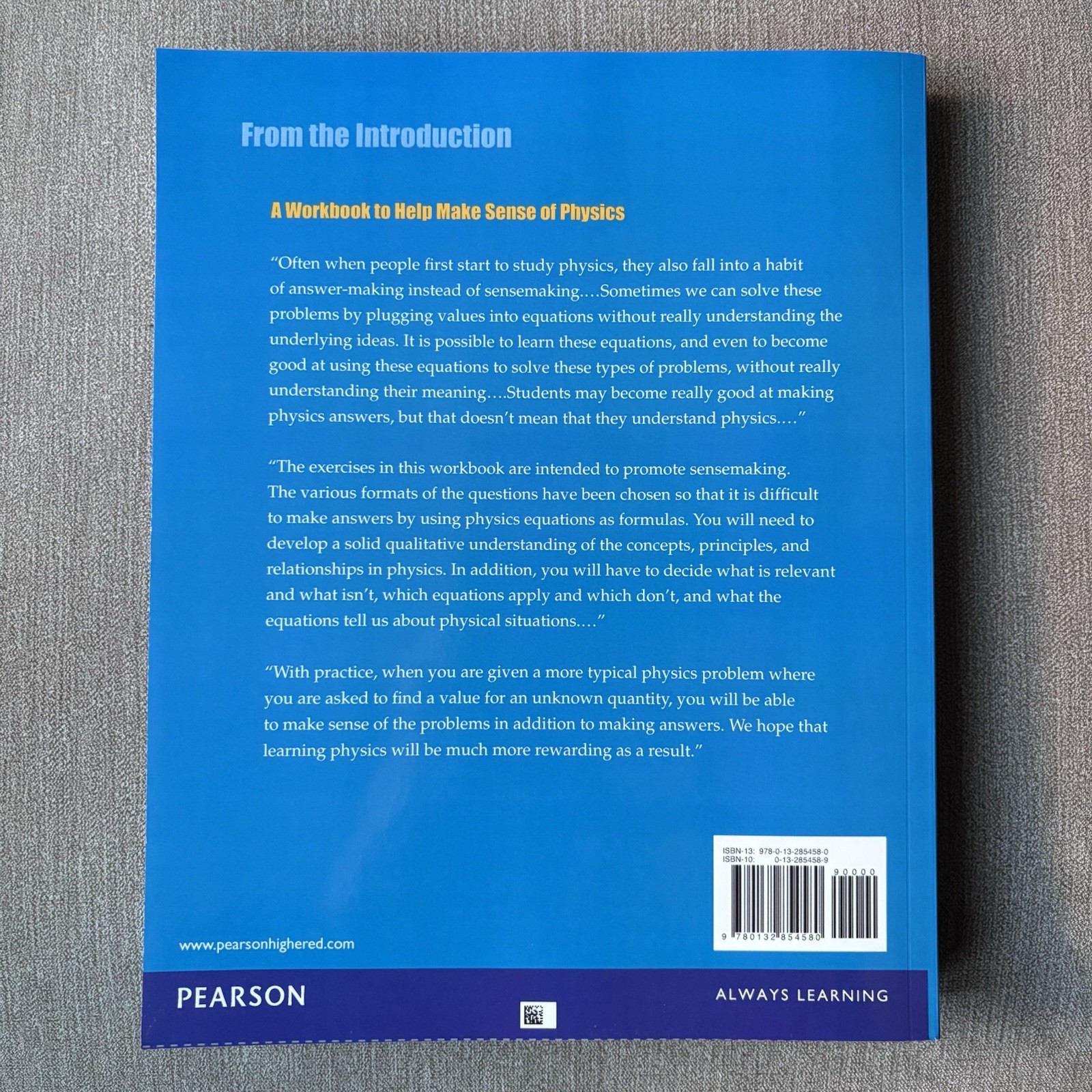 Pearson TIPERs Sensemaking Tasks for Introductory Physics 2015 Trade Paperback