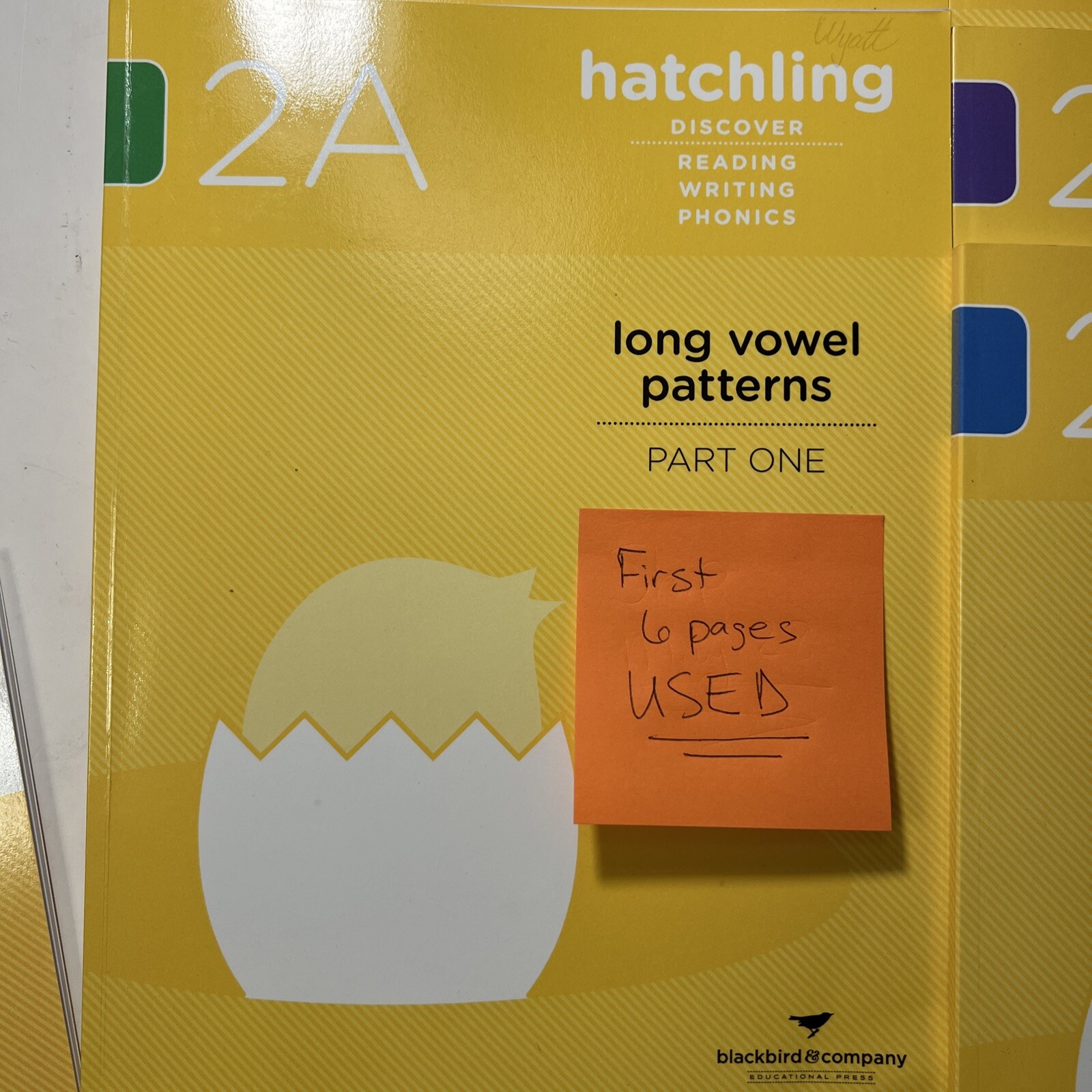 Hatching, Grade 2, By Blackbird & Company, Reading & Phonics *first 6 Pages Used