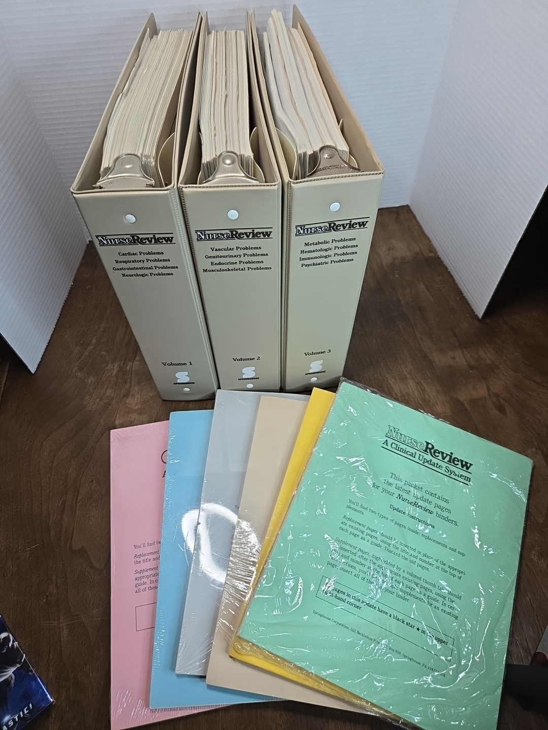 Nurse Review Clinical Update System – Volumes 1, 2 & 3 in 3-Ring Binders