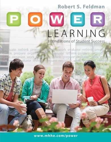 P.O.W.E.R. Learning: Foundations of – Paperback, by Feldman Robert – Very Good