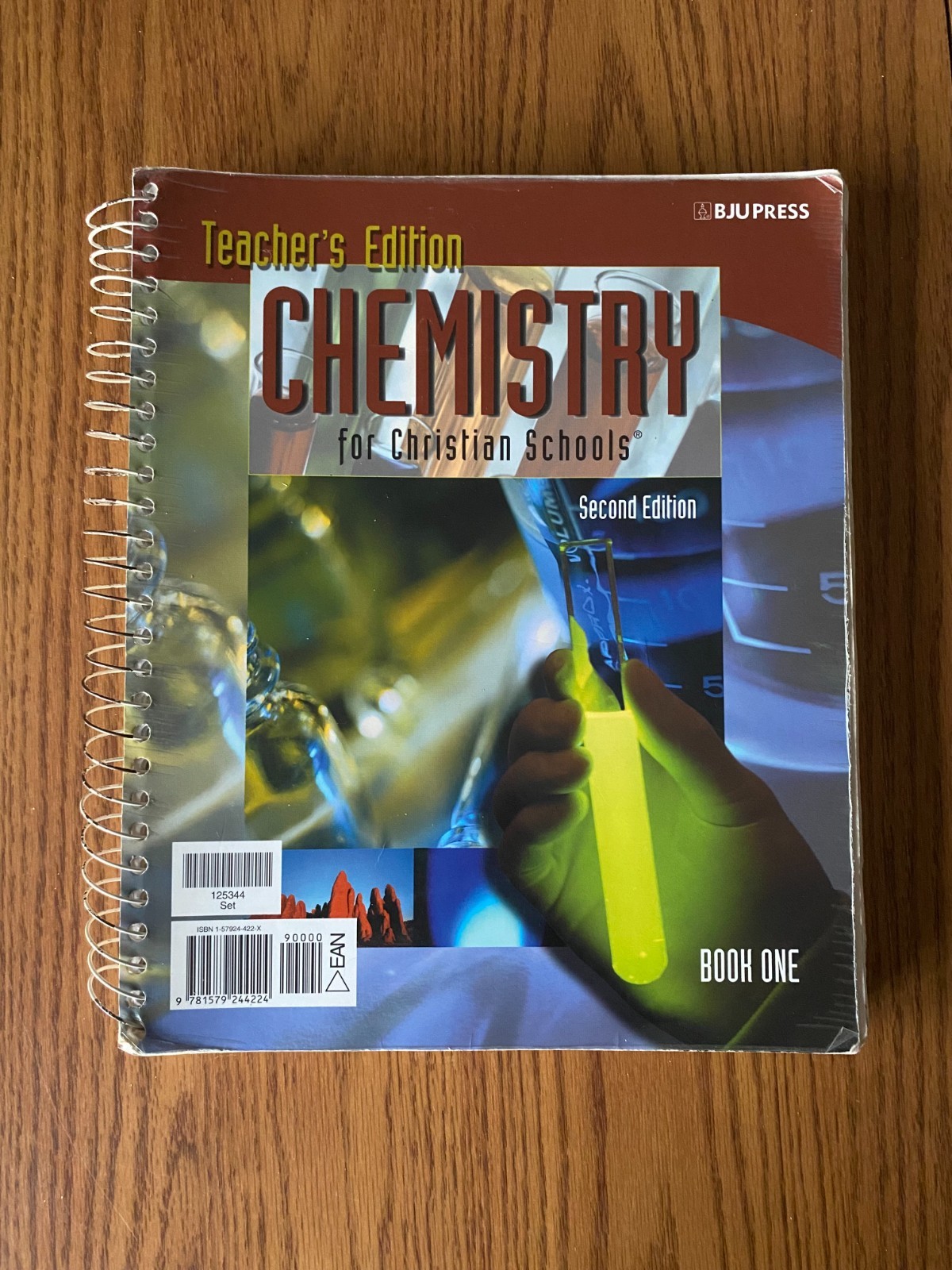 Bob Jones University BJU Chemistry Set with Tests and Test Answer Key