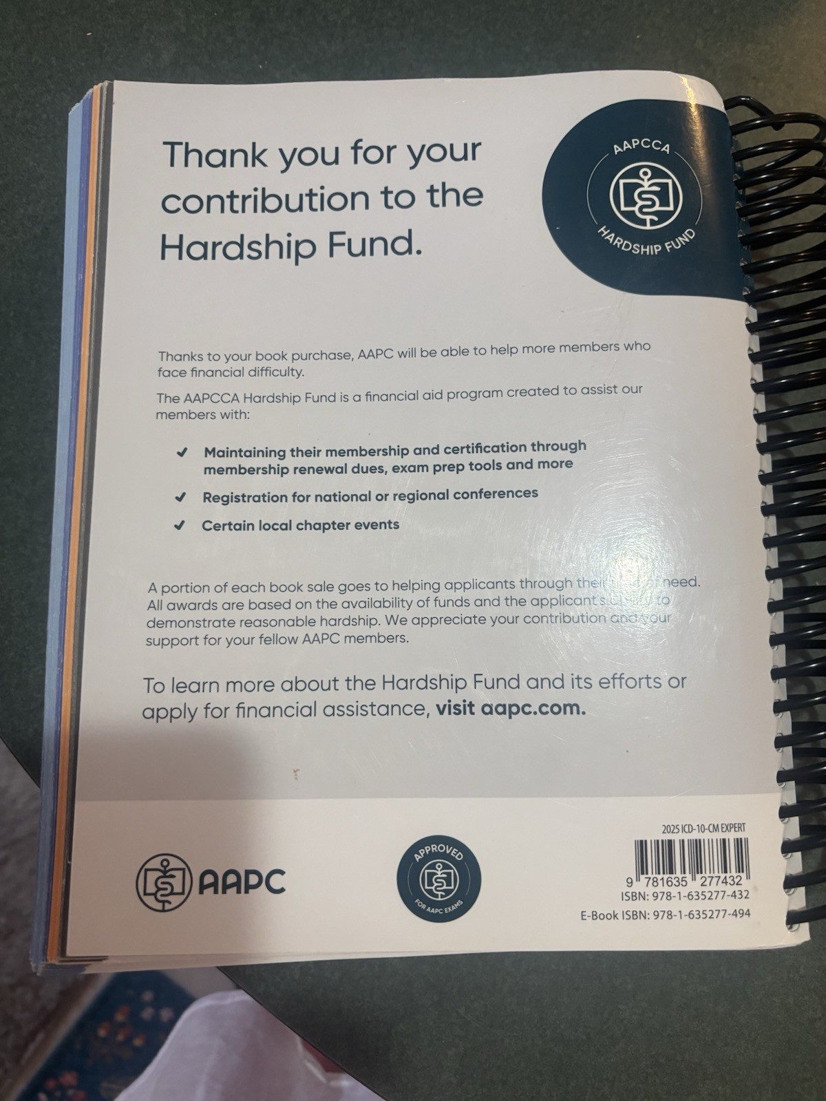 ICD-10-CM Expert 2025 AAPC New unopened