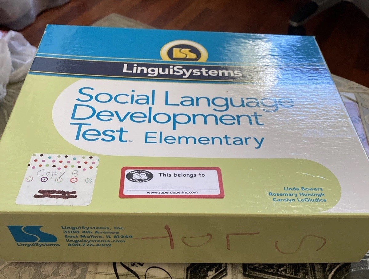 Social Language Development Test-Elementary + 1 Protocol Form (Copy B)