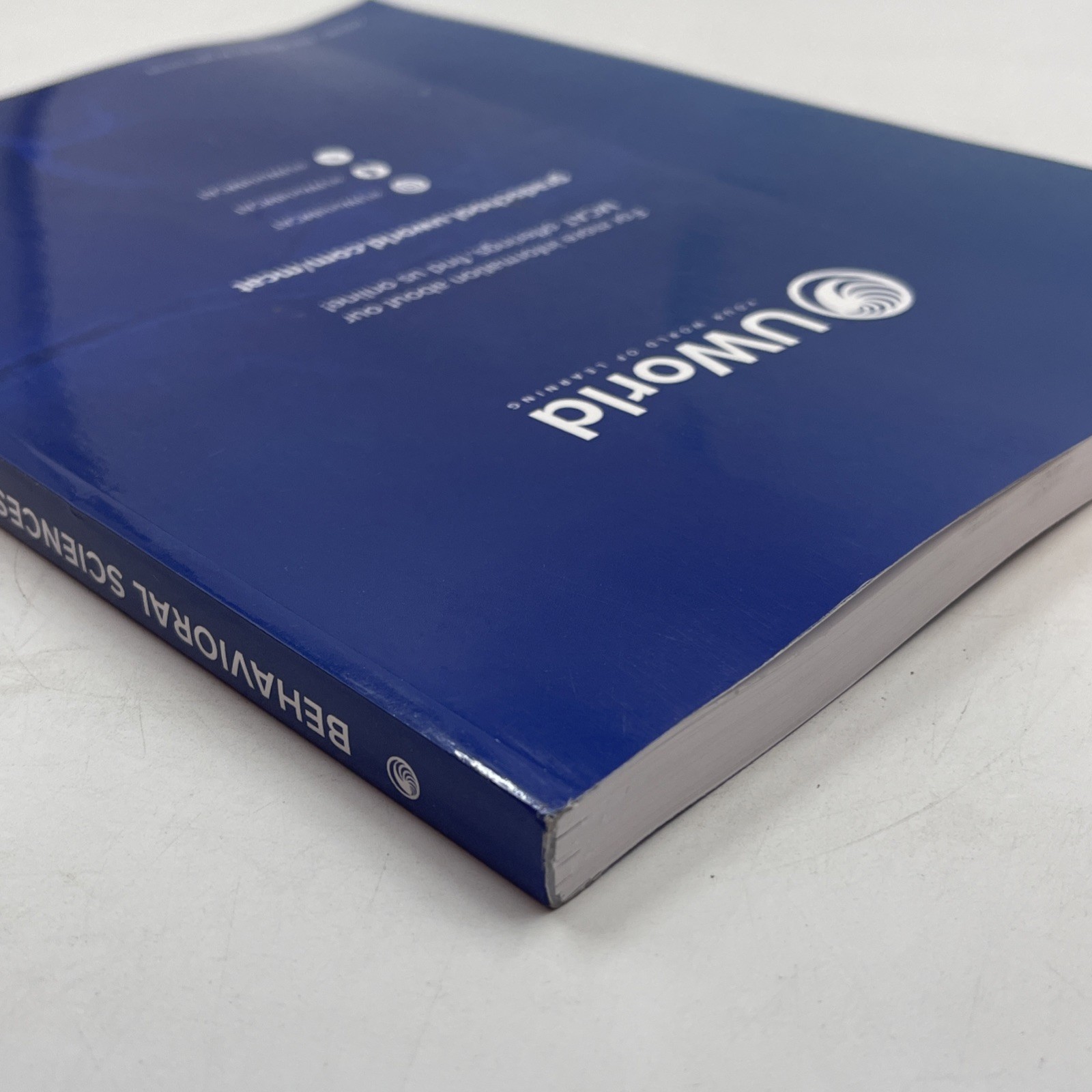 UWorld MCAT Prep Book Behavioral Sciences 2nd Edition 2026-2027