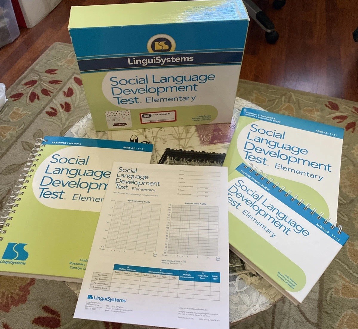 Social Language Development Test-Elementary + 1 Protocol Form (Copy B)
