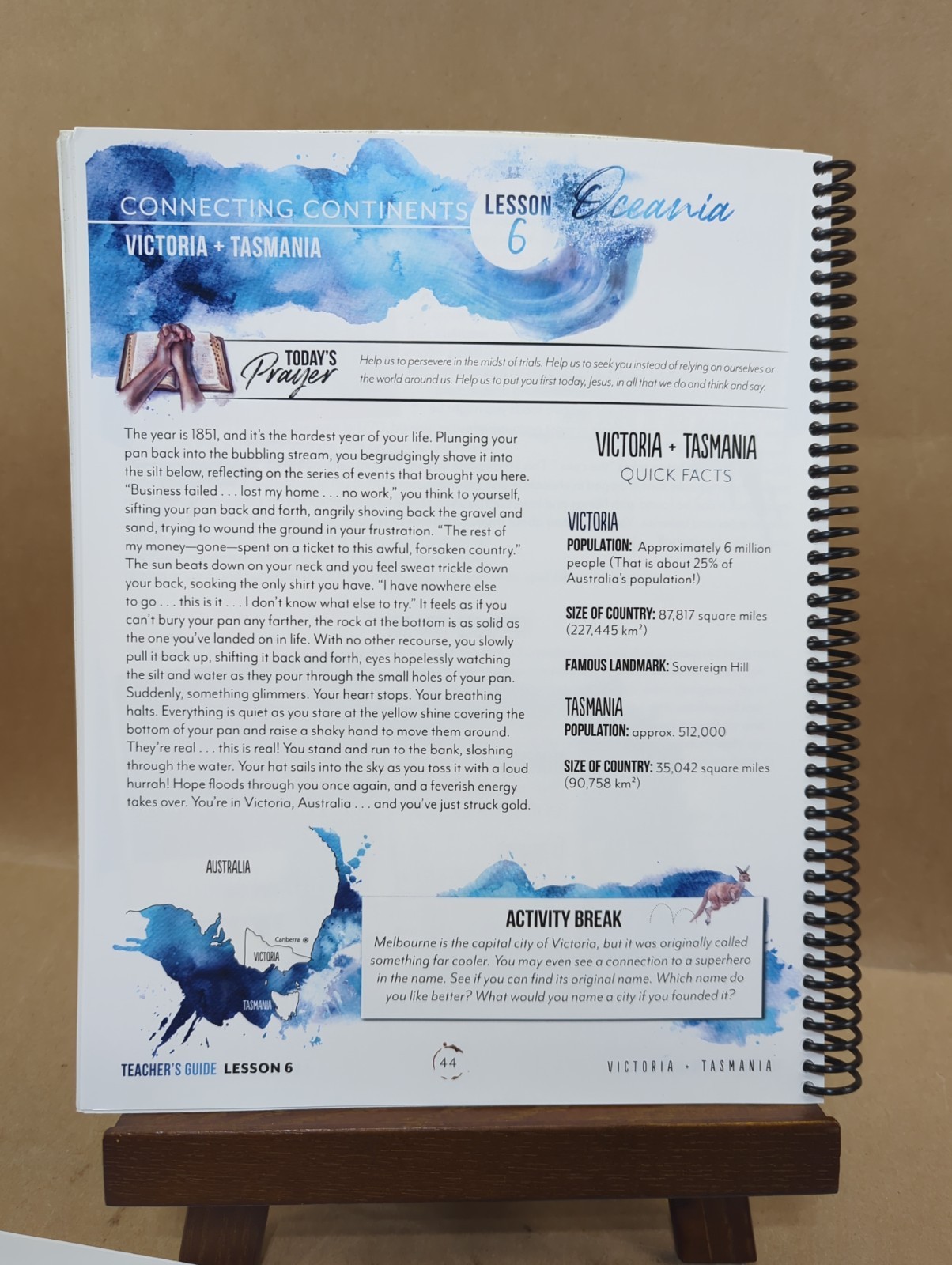 Gather Round Australia Oceania Teacher’s Guide & (2) High School Workbooks NEW
