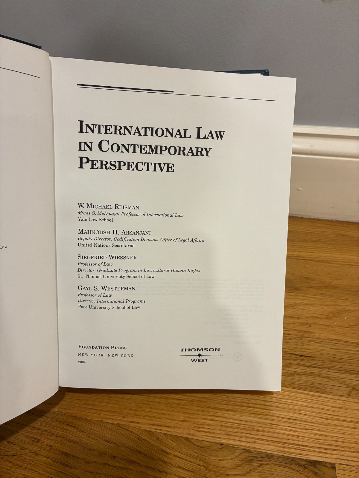 International Law in Contemporary Perspective, 2d (University Casebook Series)