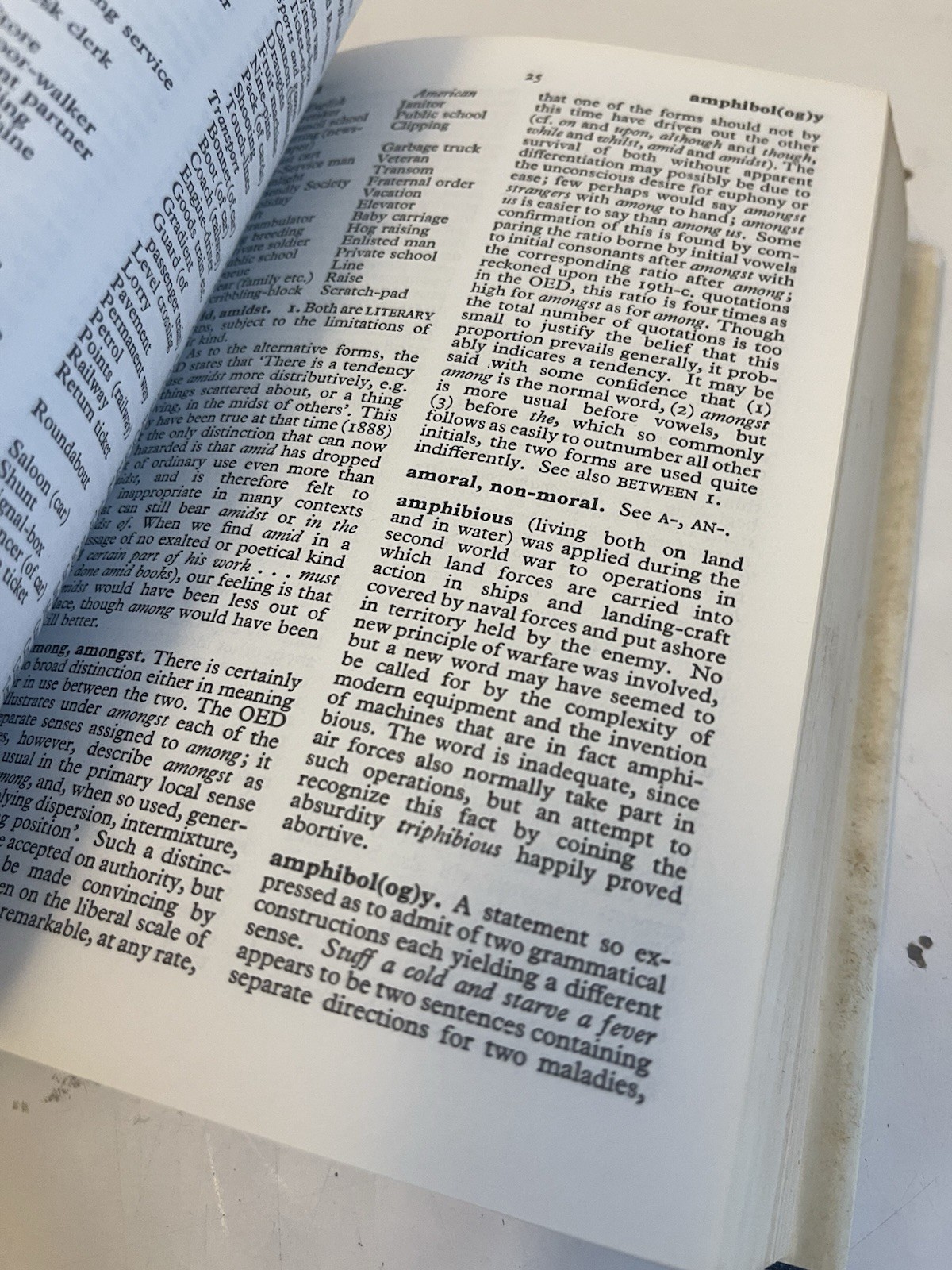 Dictionary of Modern English Usage by H. W. Fowler (1987, Hardcover Dust Jacket)