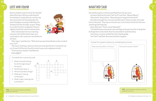 Third Grade Reading Comprehension Workbook Fun Activities for Kids Ages 7 9