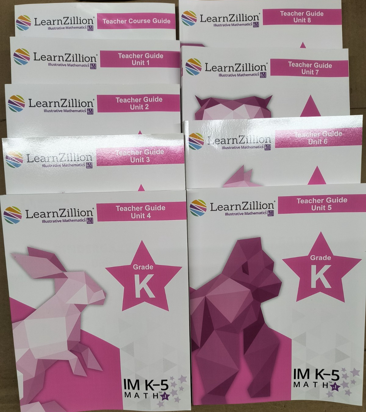 Learn Zillion Illustrative Mathematics Grade K Teachers Unit Guide 1-8 Math