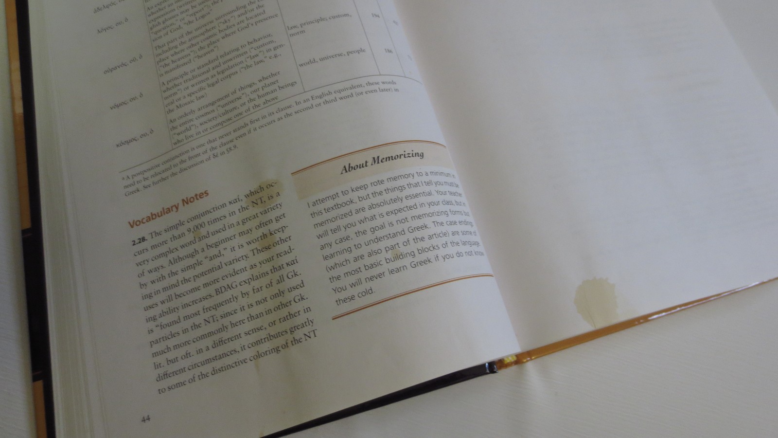 READING KOINE GREEK An Introduction and Integrated Workbook by Rodney J. Decker