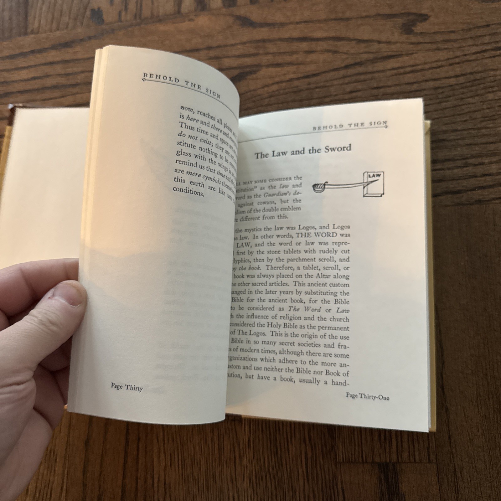 Behold the Sign: Ancient Symbolism Lewis Hardcover Symbolism 1973 Ed