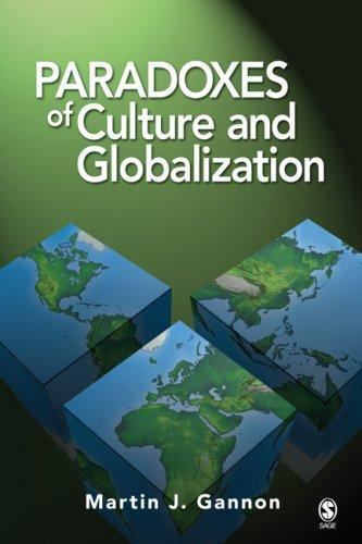 Paradoxes of Culture and Globalizatio- Martin J Gannon, 9781412940450, paperback