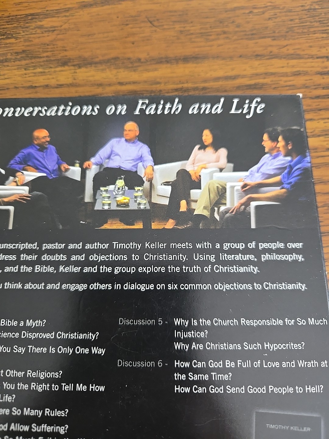 The Reason for God: Conversations on Faith and Life Timothy J. Keller dvd Used