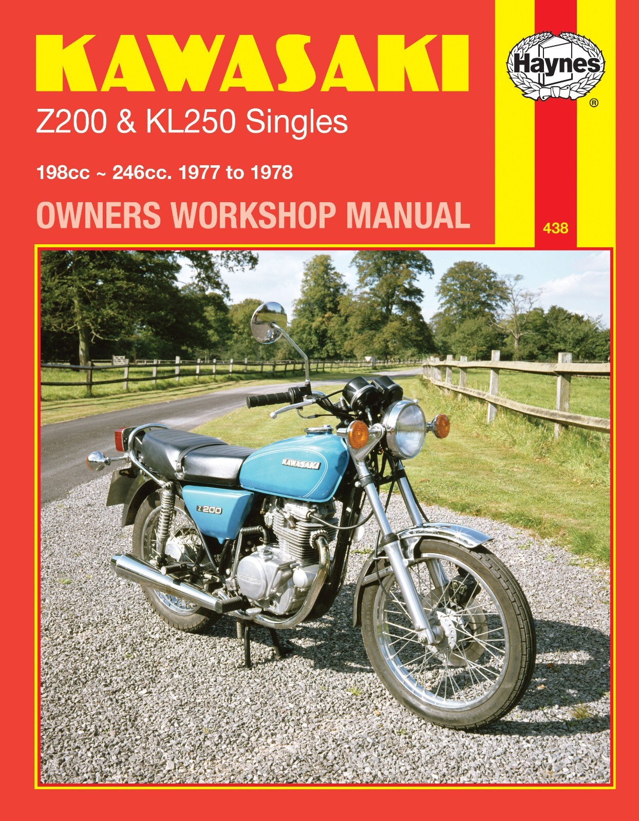 Haynes Manual 0438 for Kawasaki Z200 & KL250 Singles (77 – 78) LIMITED REPRINT