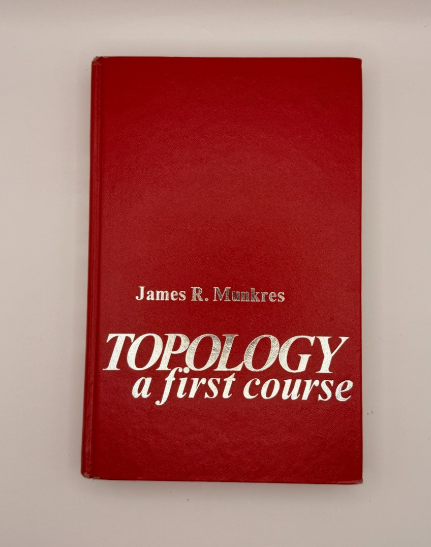 Topology A First Course James R. Munkres 1975 Hardcover Prentice Hall