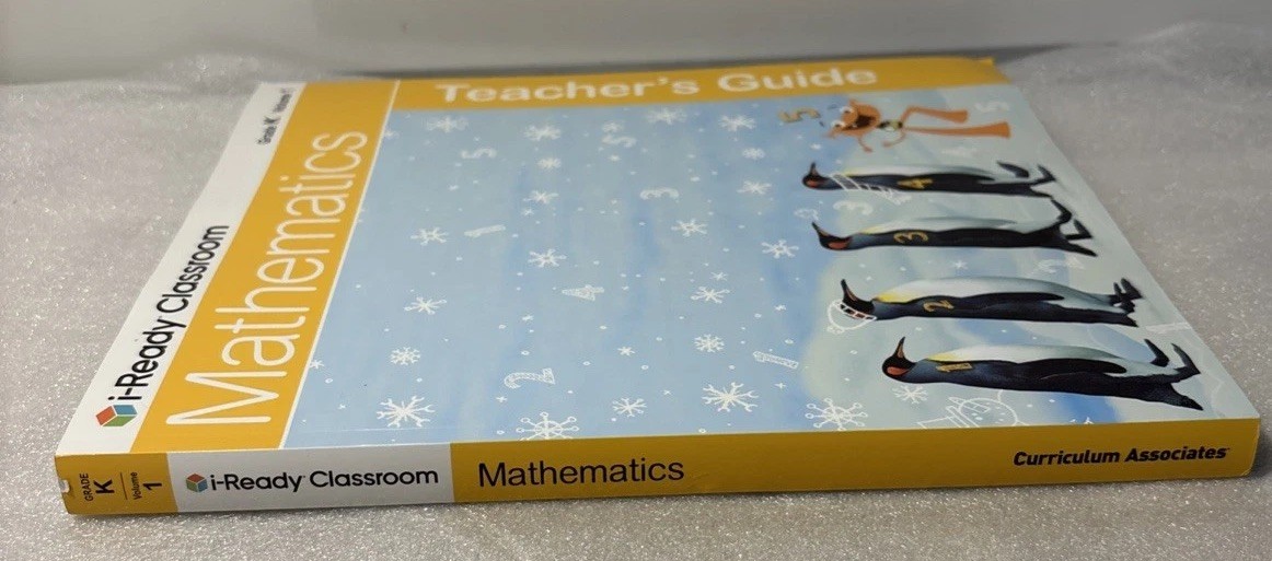 i-Ready Classroom Mathematics Grade K Volume 1 – Teacher’s Guide –
