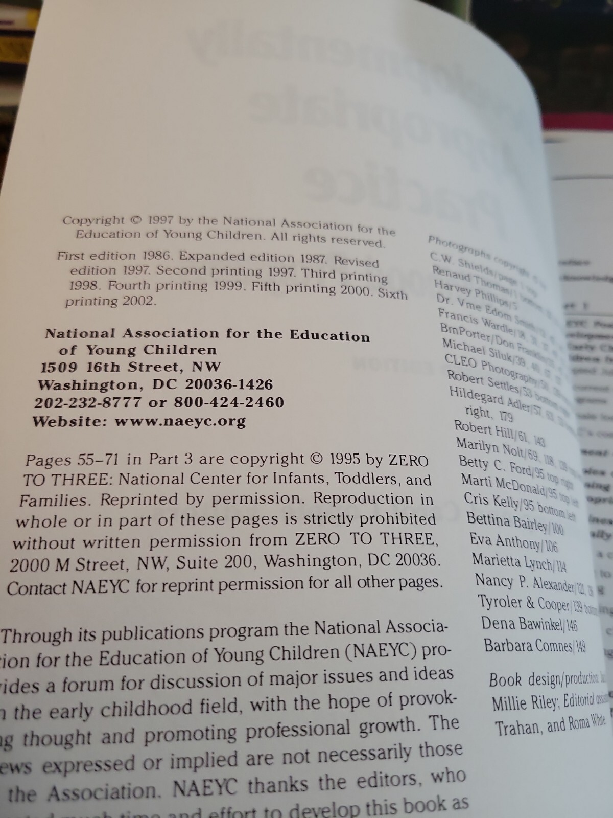 Developmentally Appropriate Practice in Early Childhood Programs by C. Copple