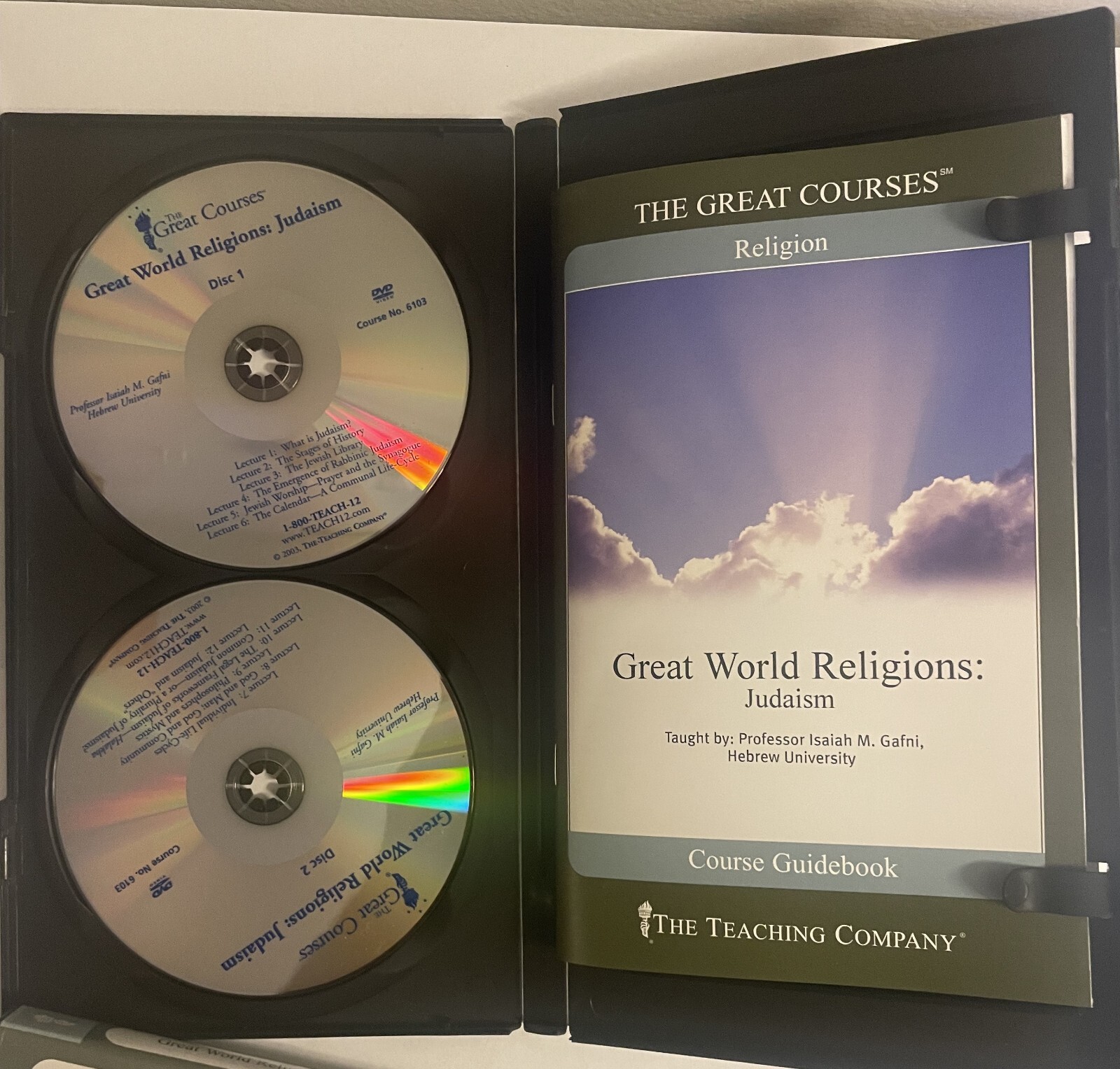 The Great Courses Religion both Judaism and Buddhism The Teaching Company, VGC!!