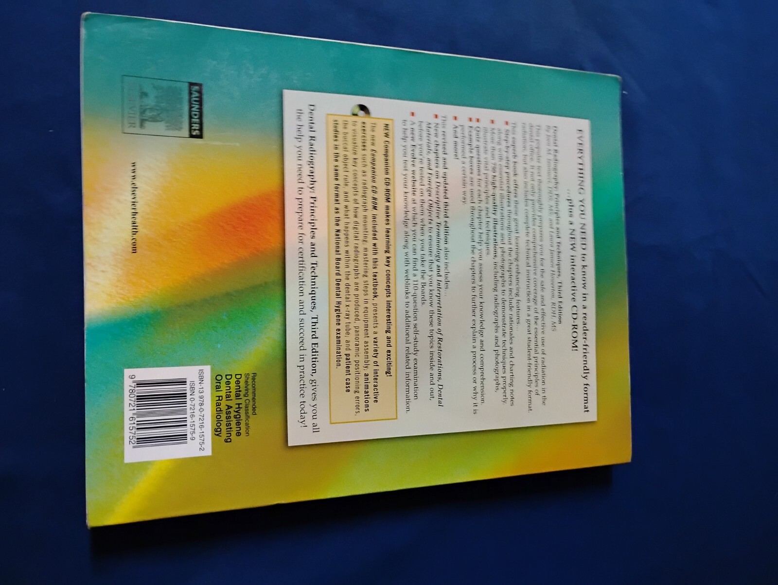 DENTAL ED. BOOK LOT (5 ITEMS)Dental Assisting : A Comprehensive Approach