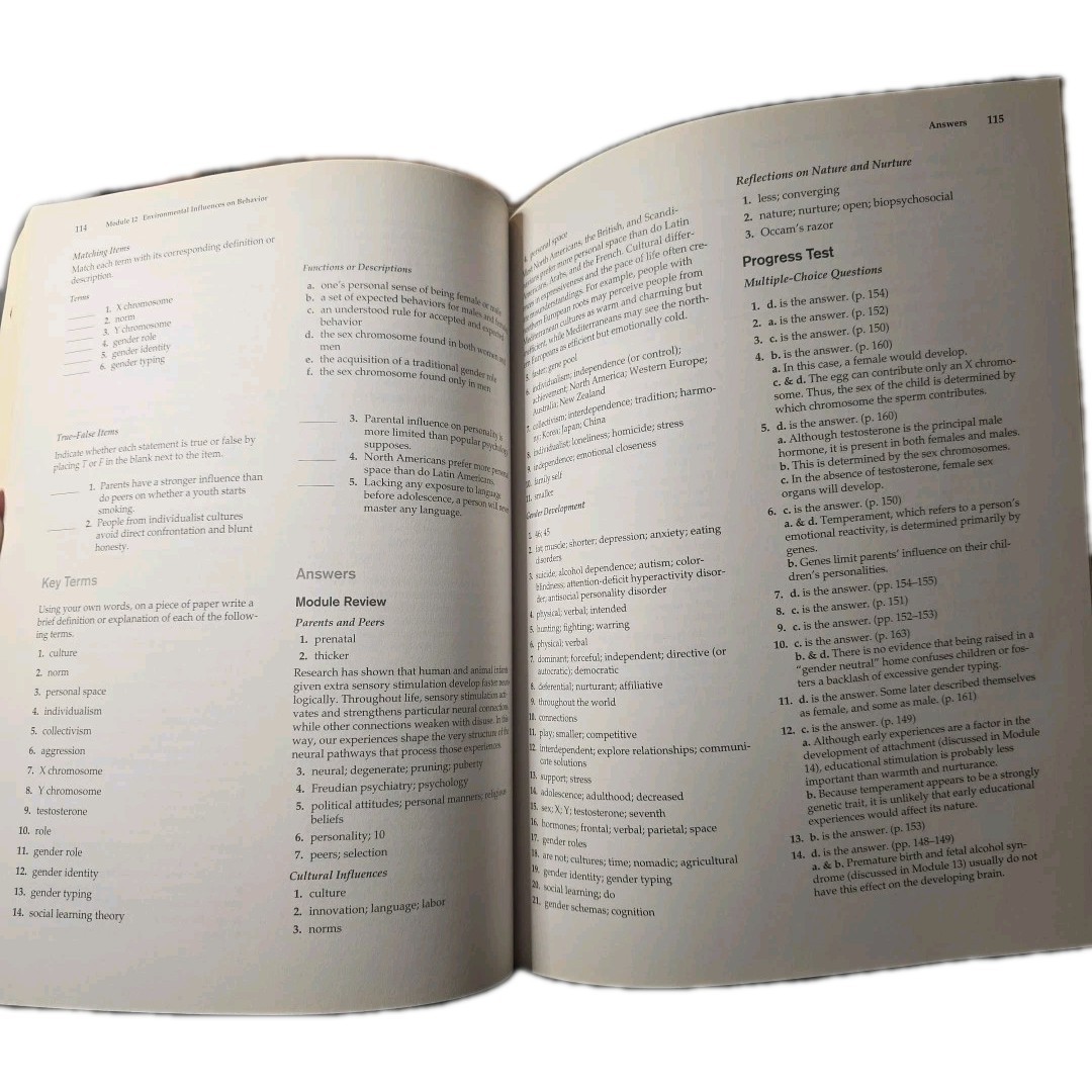Study Guide for Psychology 9th Edition in Modules Paperback Richard Straub