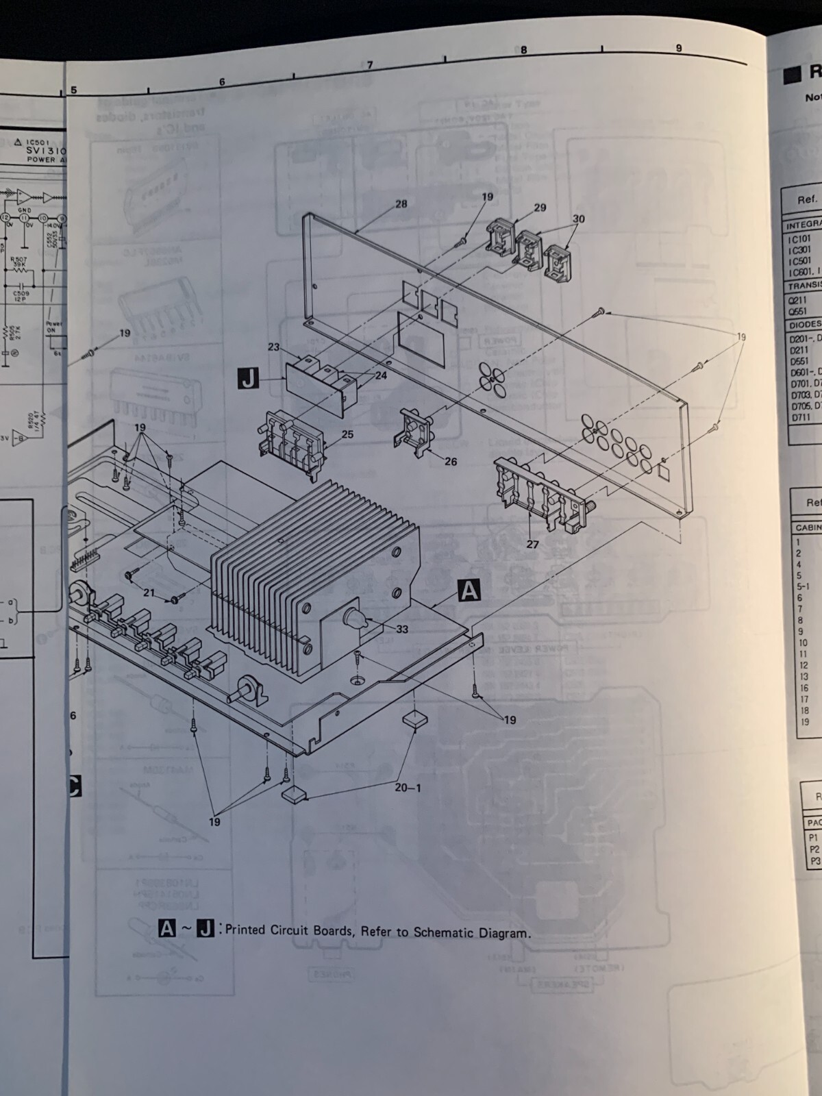 Panasonic SU-363 – Stereo Integrated Amplifier ORIGINAL Service Manual – 1987