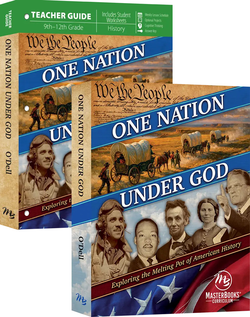 New Master Books American History Gr 10-12 ANNIVERSARY LOT Civics & One Nation