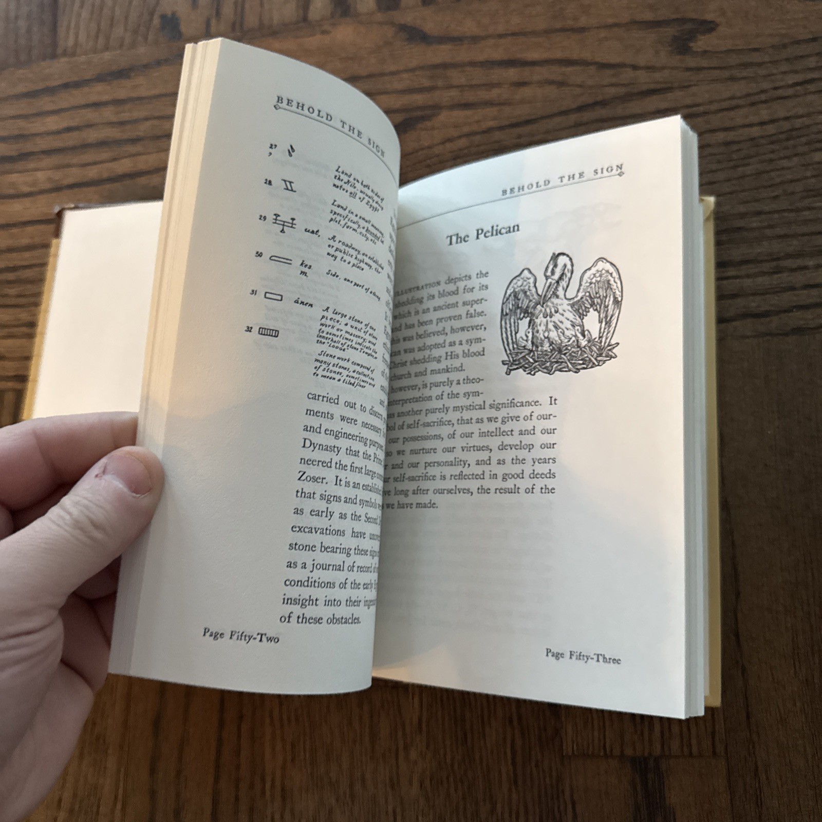 Behold the Sign: Ancient Symbolism Lewis Hardcover Symbolism 1973 Ed